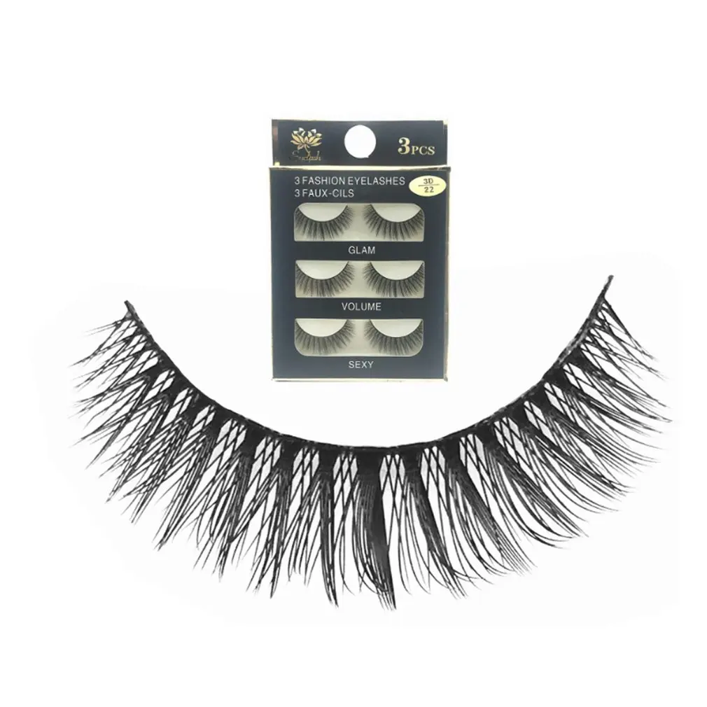 Nude Makeup Realistic Three-dimensional Multi-layer Thick Natural Soft Slim Girl False Eyelashes |