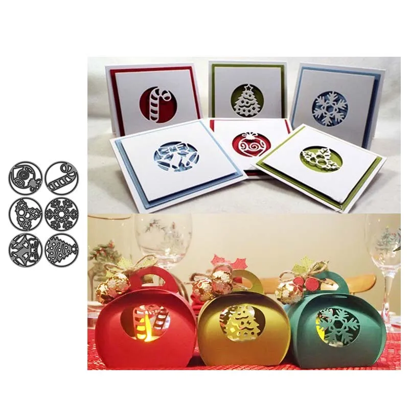 Металлические штампы Рождественские снежинки вырезанные формы для скрапбукинга