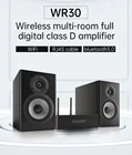 WR30 WiFi  aptX HD Bluetooth 5.0 Hi-Fi предусилитель с ESS9023DAC AKM ADC Multiroom Airplay дыхательная DLNA QPLAY UPNP коаксиальный Опти