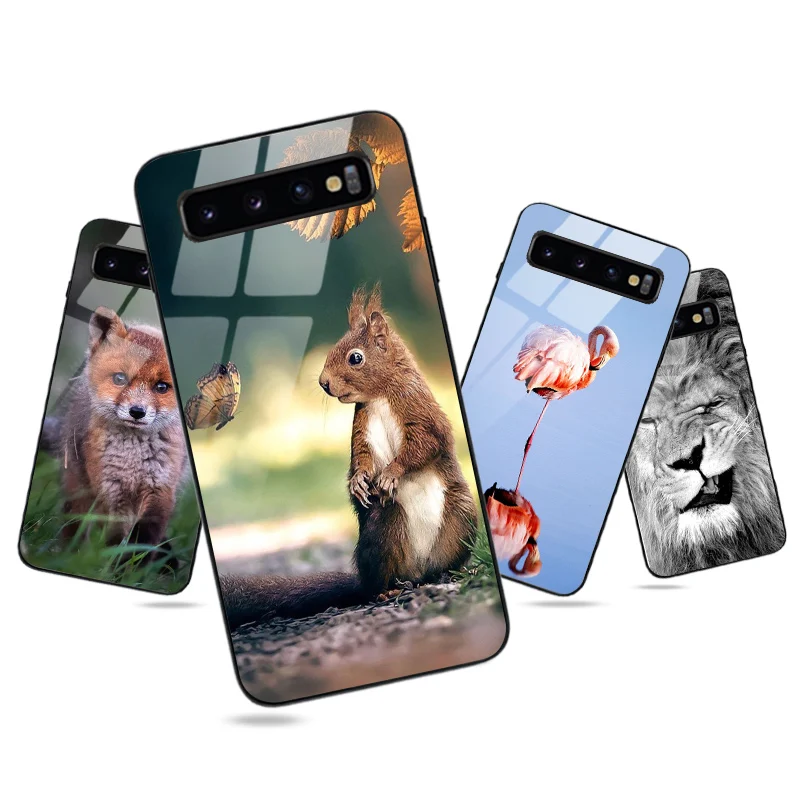 Роскошный глянцевый чехол для Samsung Galaxy J3 J5 J7 2017 J4 J6 Plus 2018 J1 2016 с изображением