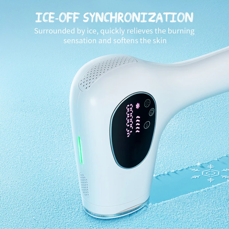

LCD 900000 Flashes Ice Cold Laser Epilator Permanent IPL Photoepilator Painless Hair Removal Depiladora Laser Depilator Laserowy