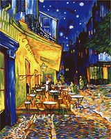 frameless diy painting by numbers van gogh picture coffee paint by numbers handpainted oil painting for home decors