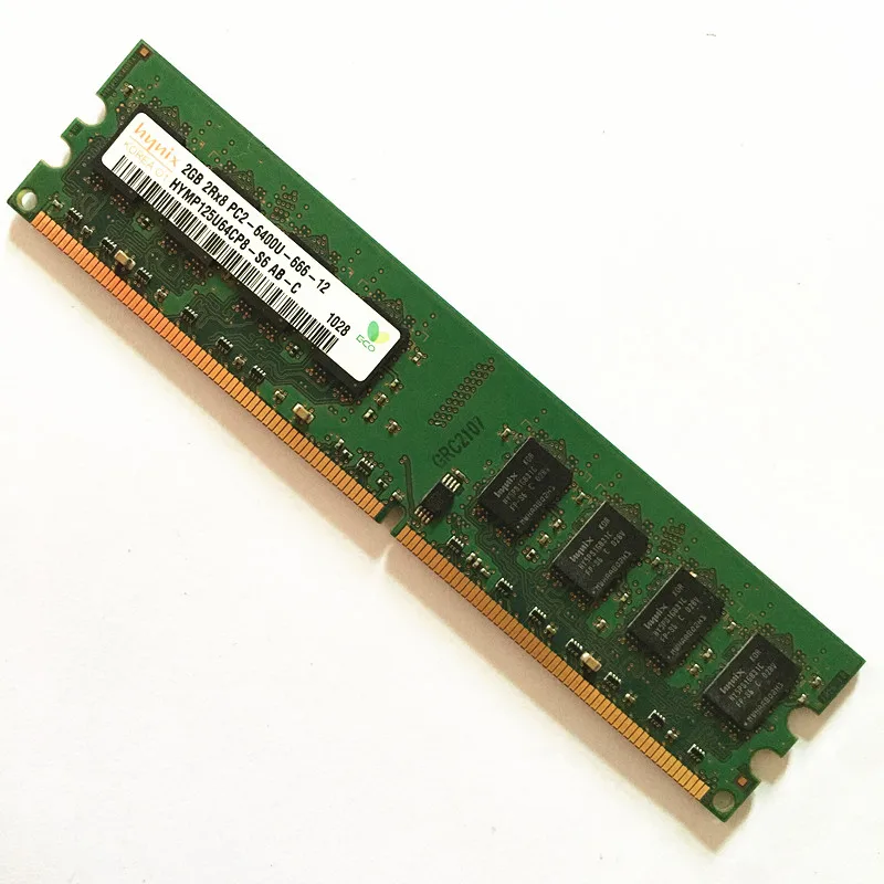 Hynix ddr2 2 ГБ 800 МГц память для настольного компьютера RAM DDR2 Гб 2RX8 PC2 6400U 666 12