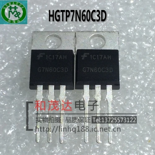 Оригинальный Новый 5 шт./HGTP7N60C3D G7N60C3D 600V 7A-220 TO220 | Обустройство дома