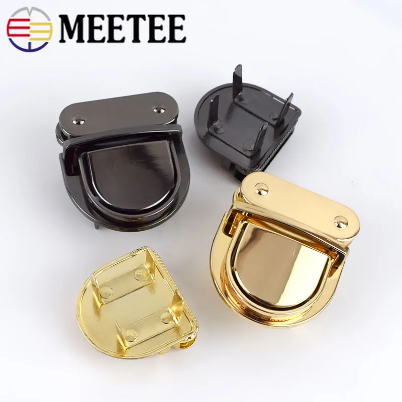 Meetee 5 шт. 25X2 мм/31X37mm металлические замки застежками защелкой пряжкой застежка для
