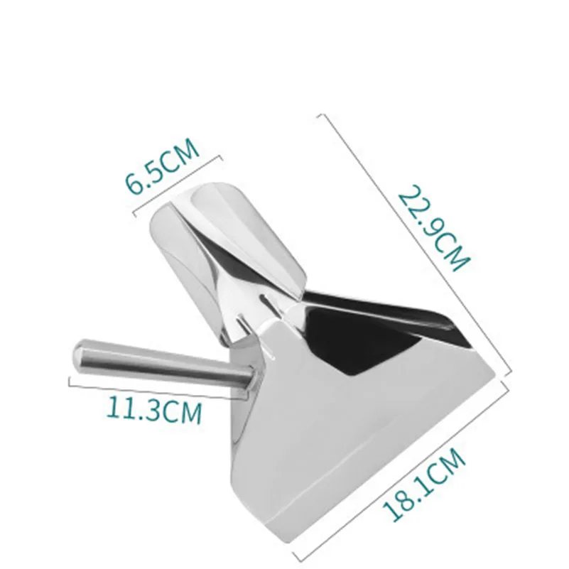 Ложка для попкорна из нержавеющей стали с двойной ручкой барбекю шведский стол |