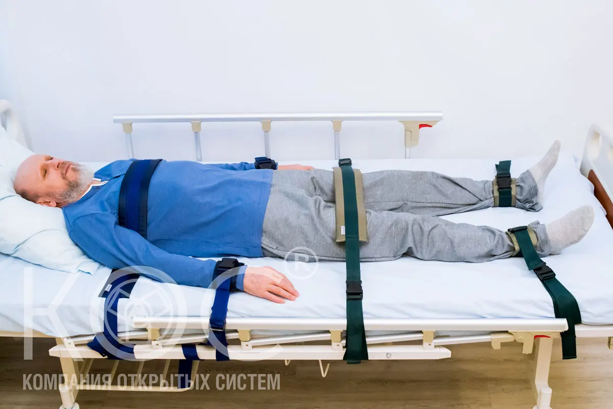 Фиксирующий ремешок на запястье и лодыжку 2 шт. с фастексами реабилитация помощь