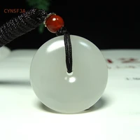 cynsfja new real certified natural chinese hetian jade nephrite lucky amulets jade pendant necklace high quality best gifts