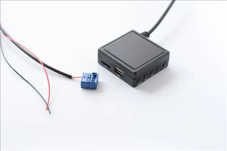 Автомобильный Bluetooth 5 0 беспроводной HIFI Aux адаптер микрофона TF USB флэш-накопитель