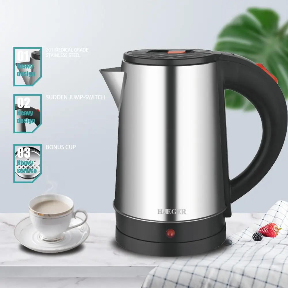 

Stainless Steel Electric Kettle Fast Hot Water Boiling Water Heat Automatic Power Off Kitchen Home Appliances Smart Thermos 0.8L