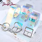 Ремень женский голографический с металлической пряжкой, 100 см