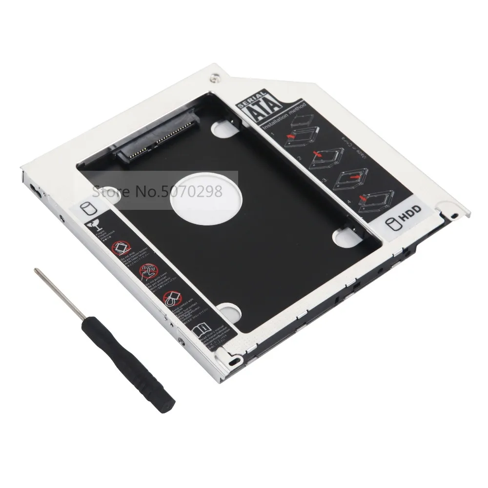9 5 мм 2nd HDD SSD жесткий диск Оптический отсек Caddy Рамка адаптер для MacBook Pro 13 15 17 дюймов