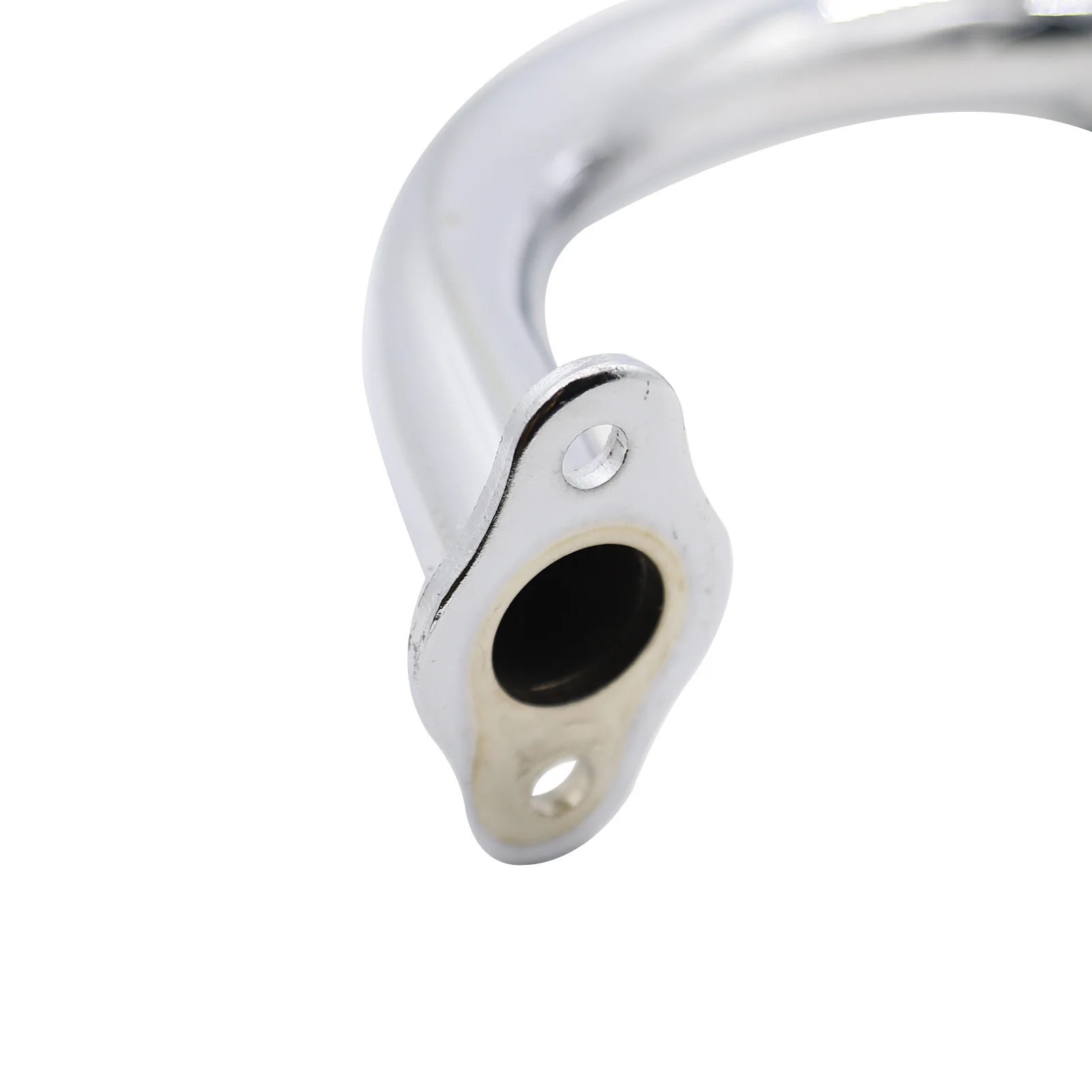 40 мм хромированный Серебряный Глушитель выхлопная труба для 49cc 50cc 60cc 66cc 80cc