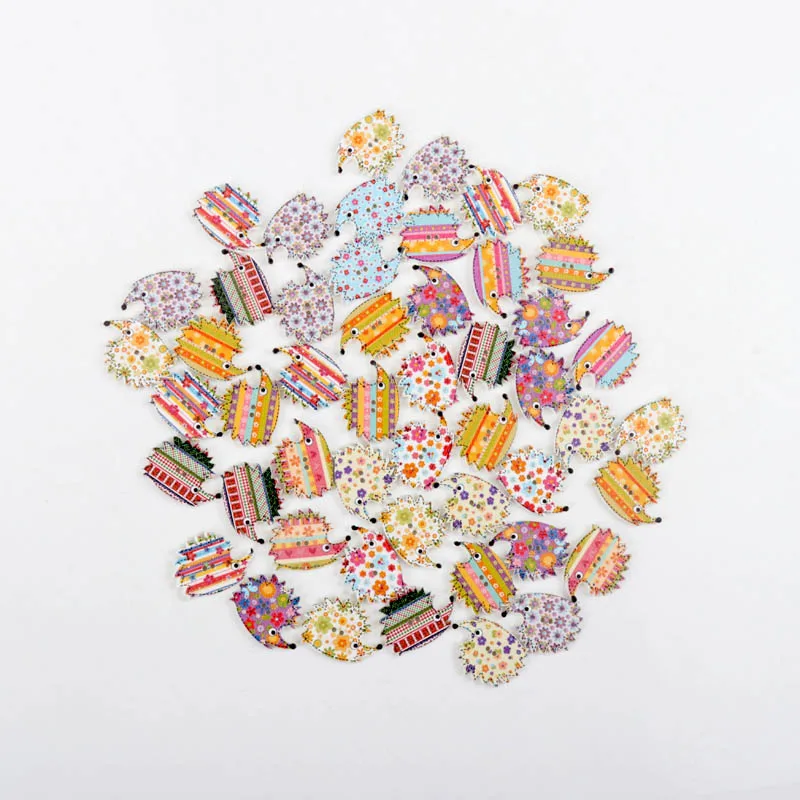 Смешанные деревянные пуговицы милая фотосессия 2 отверстия скрапбукинг