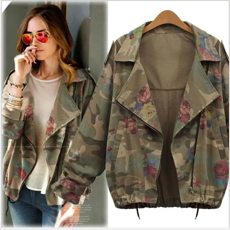 

Autumn spring Women Fancy Jacket Oversize Loose Casual Embroidery Patch Long Sleeve Washed Blue Female Lady Coat CL55