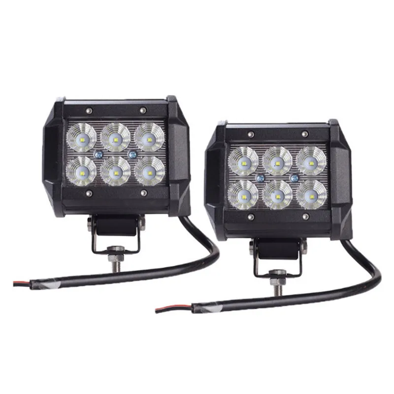Автомобильная светодиодная лампа 18 Вт Рабочая Cree Chip Led 4 "мотоцикл трактор Лодка