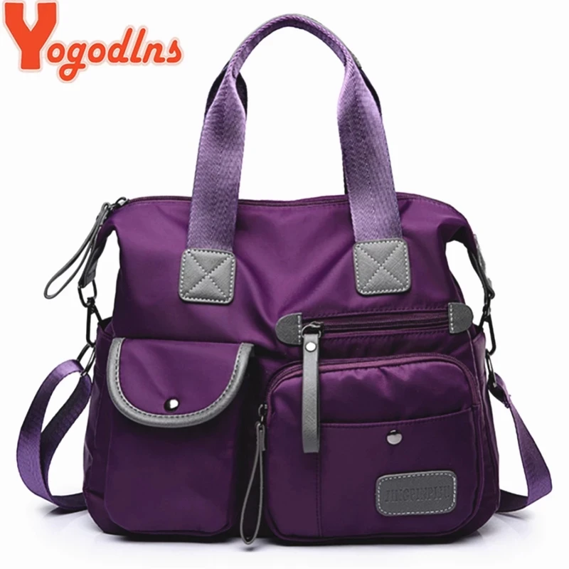 

Yogodlns New Arrival Nylon Women Messenger Bags Casual Large Capacity Ladies Handbag Female Crossbody Shoulder Bags Waterproof