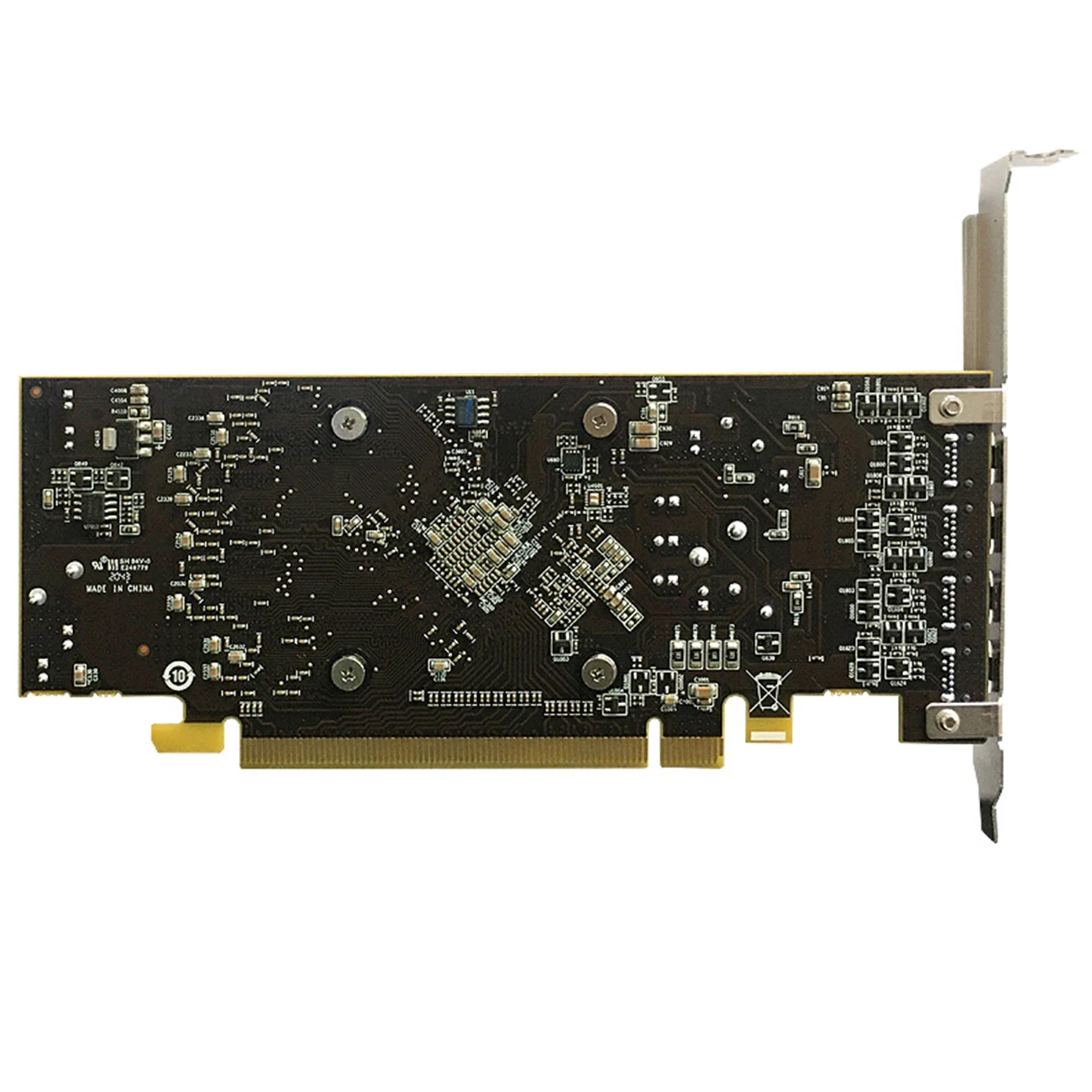 Yeston Graphics Card R7 350 2G D5 4MINIDP 4-screen Support Split Screen 750/4000MHz 2G/128bit/GDDR5 with 4 Mini DP Ports