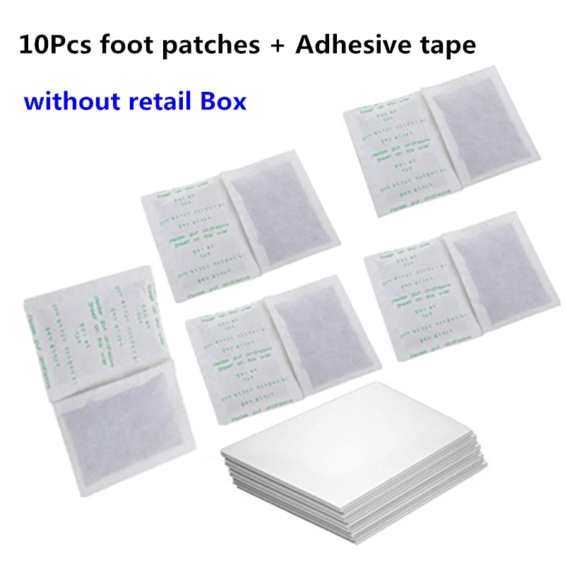 10Pcs without box 1 коробка уход за телом детоксикационный пластырь для ног для улучшения лечения сна бессонница эффективные подушечки для похудения наклейки для ног лечение храпа - Цвет: 10Pcs without box