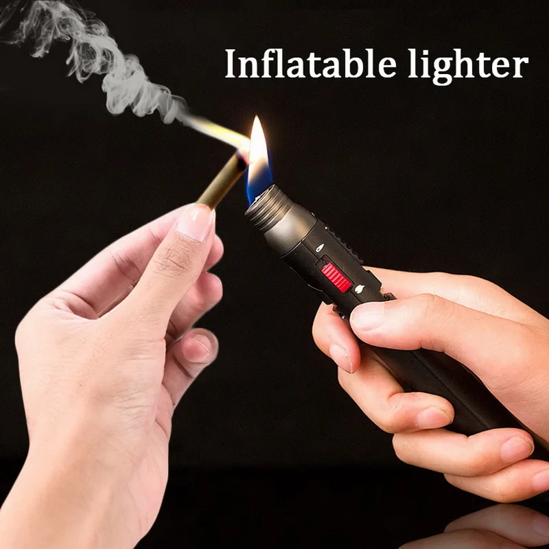 1300Degrees Outdoor Jet Pen Torch Dual Flame Butane Gas Fuel Lighter Refillable Welding Soldering 1pc | Инструменты
