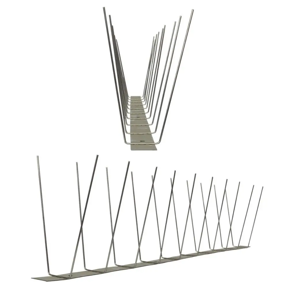 WL 02 TH 2 ряда шипы для отпугивания голубей на основе нержавеющей стали высокого