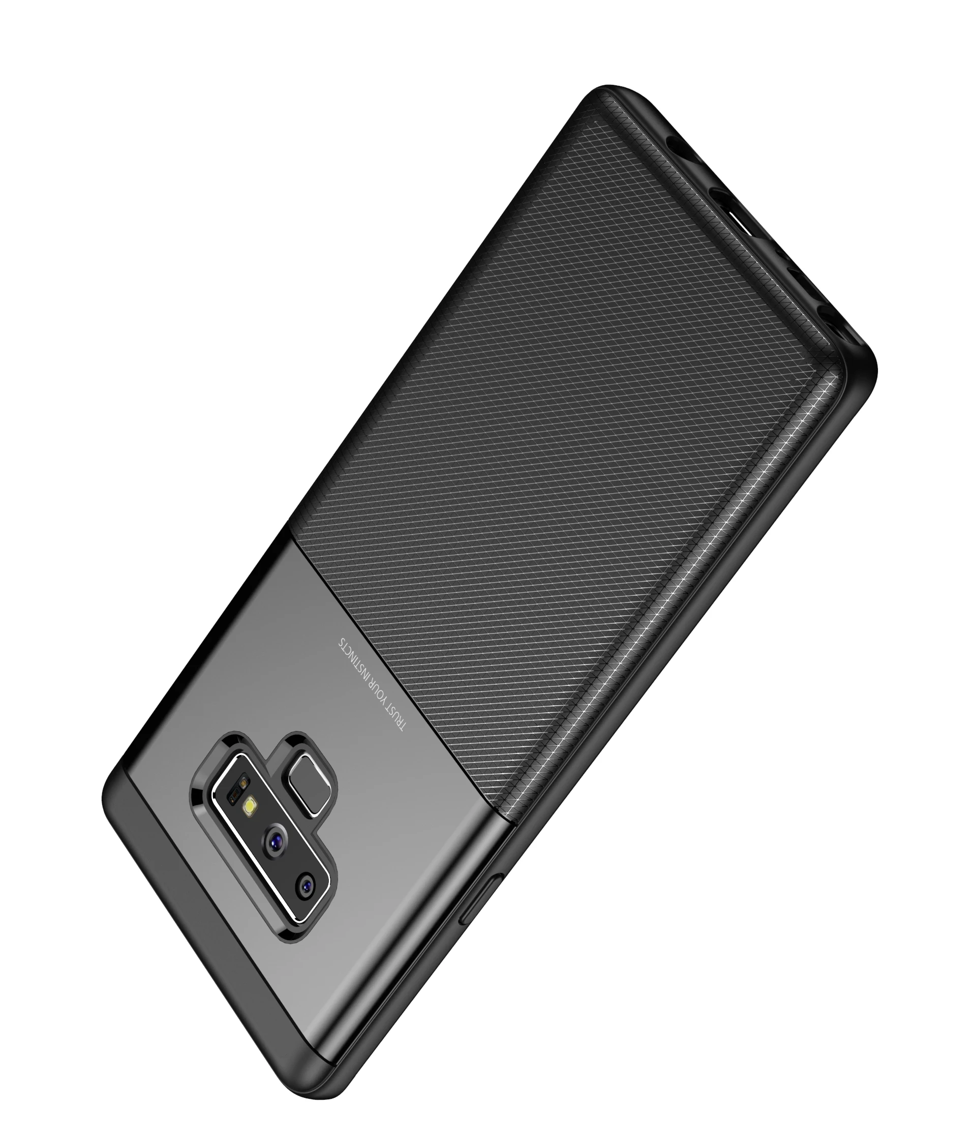 Гибкий чехол для телефона samsung note9 полный защитный задняя крышка защита от