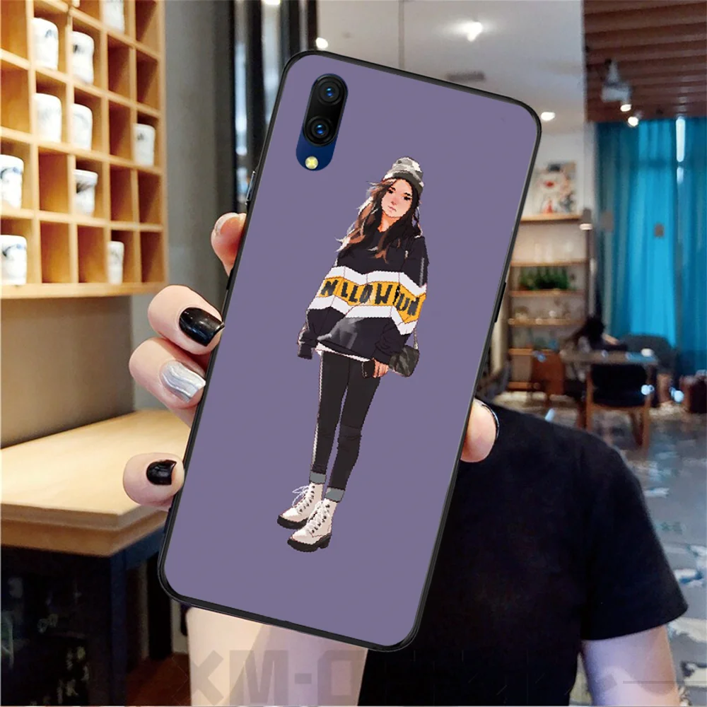 Чехол для телефона Viviana Anime girl с изображением милых лиц VIVO X23 Magic X21 20 30 X21UD X20 21 9S 9 Plus X