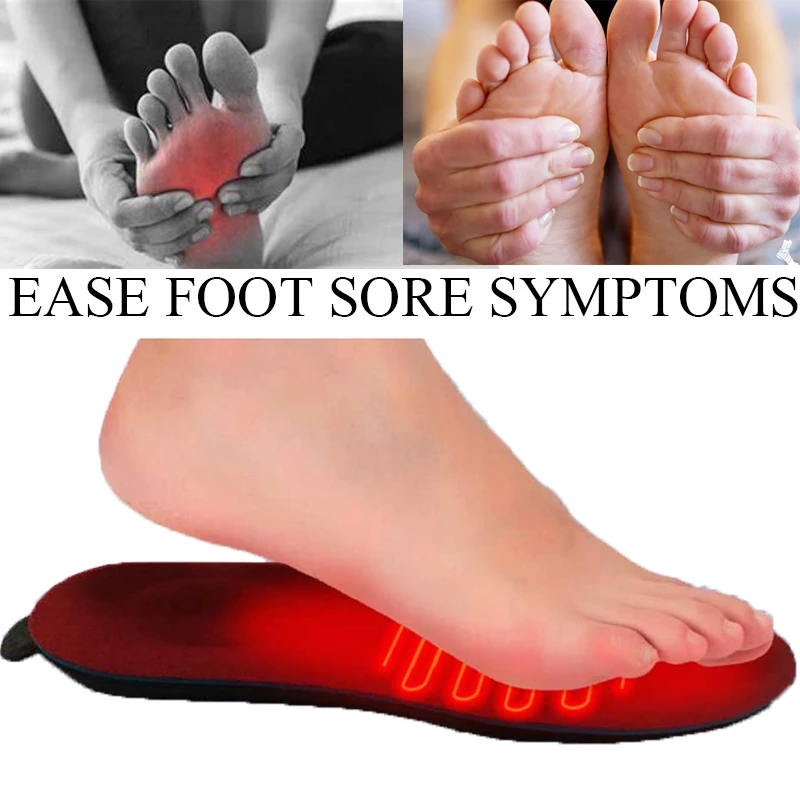 Hot Sale Heated Insoles with Remote Control Winter Skiing Warmer Shoes Insert Pads 2000mAh Electric Heating Man Women Feet Pad