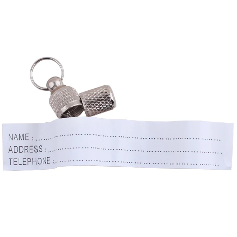 Идентификационная бирка для домашних животных с защитой от потери удостоверения