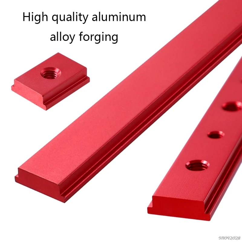 

T track Slot Slider 100/450/200/300mm for 30 Type Aluminium Sliding Bar M6/M8 Teeth Teethless Carpenter Tool ma20 21 Wholesales