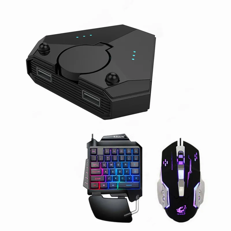 Plug And бледный геймпад PUBG Мобильный Bluetooth 5 0 контроллер Gaming Keyboard Мышь конвертер для