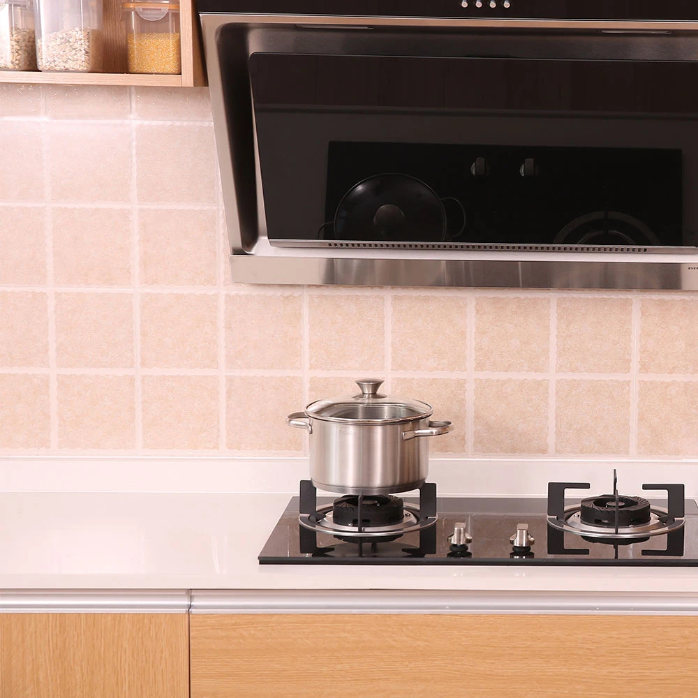 fasola transparent kitchen oil proof waterproof stickers aluminum foil kitchen stove cabinet self adhesive wall sticker free global shipping