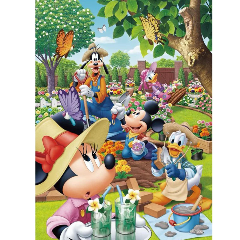 

Disney Cartoon Mickey And His Friends Party DIY 5D Diamond Painting Embroidery Children's Craft Cross Stitch Mosaic Decor Gift