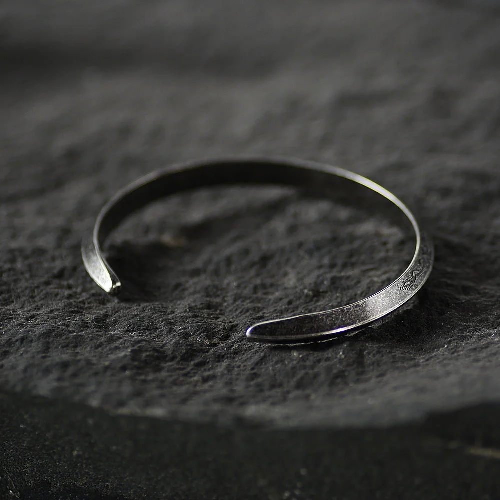 Браслет-манжета в ретро стиле для мужчин и женщин модное старое Ювелирное