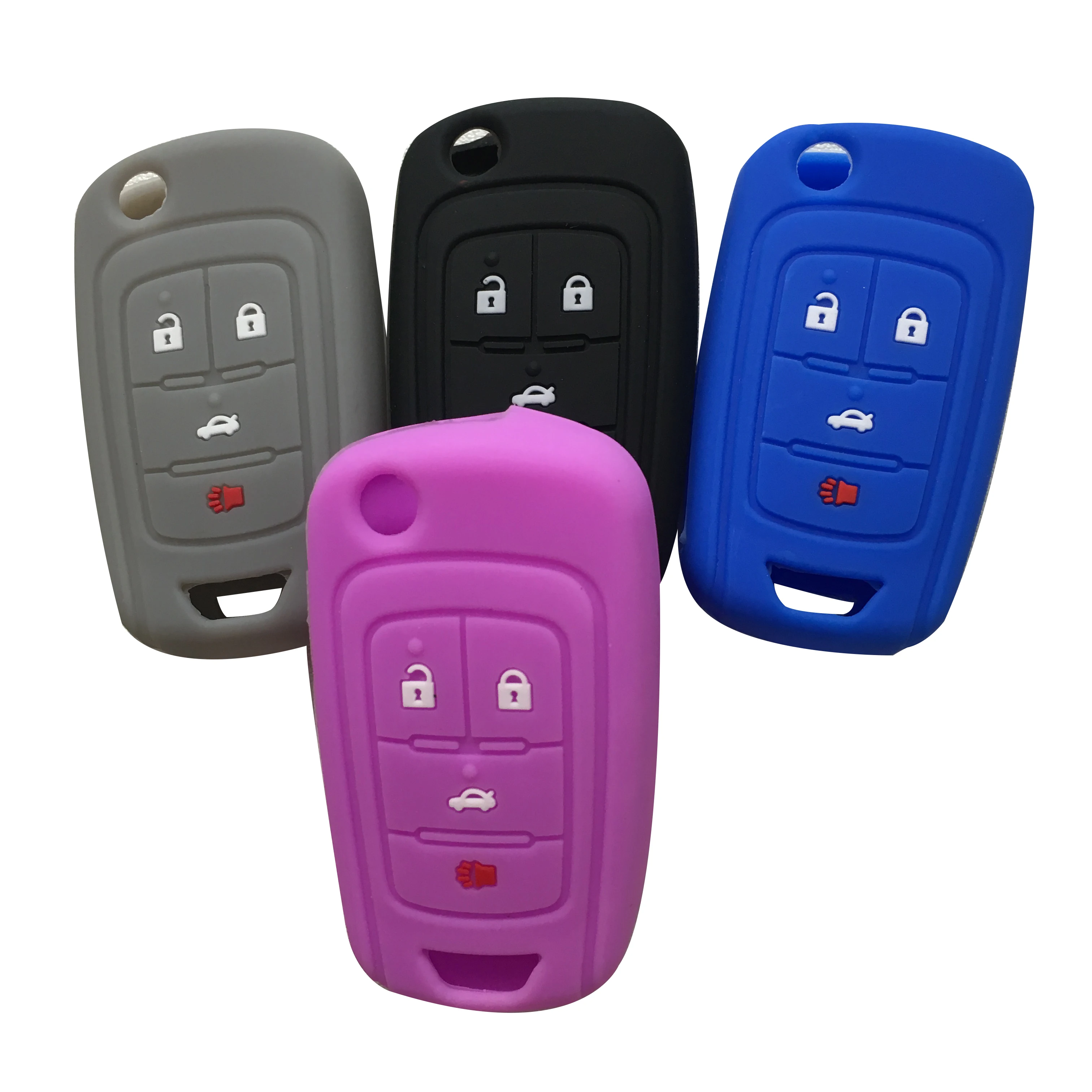 

3 Button Silicone Car Key Cover Case for Chevrolet Cruze Aveo Lova Epica Opel VAUXHALL Astra Corsa Antara Meriva Insignia
