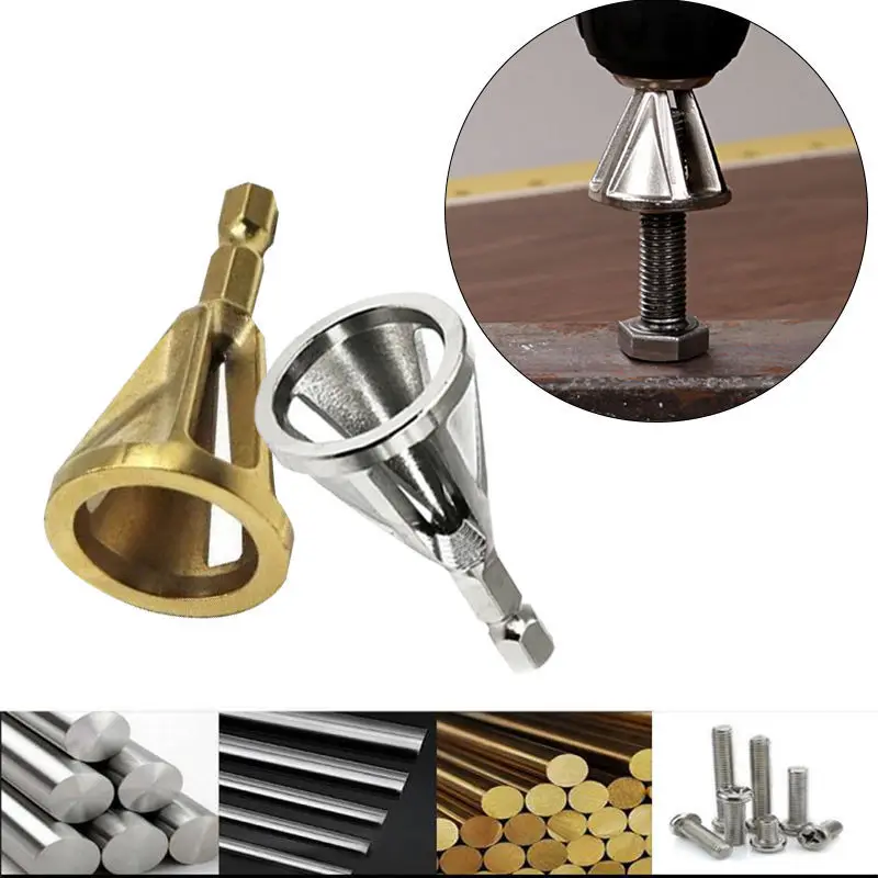 2021 Screw Chamfering Newest Deburring External Chamfer Tool Stainless Steel Remove Burr Tools for Metal Drilling | Инструменты