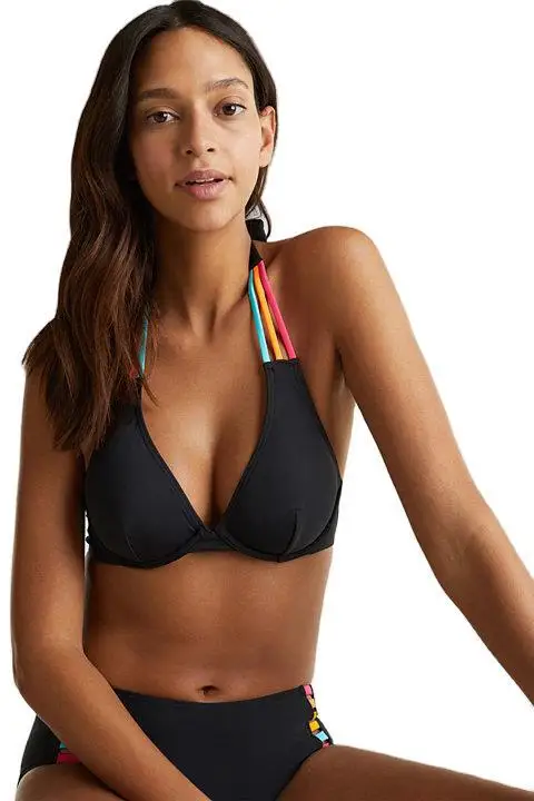 

2021 Women's Sexy Bikini Stripe Small Fresh Swimsuit Bikini