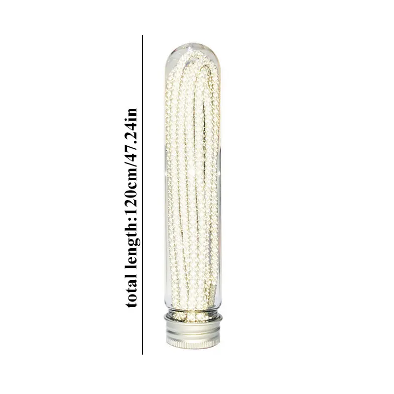 

120cm Sneaker Shoelaces Round Reflective Elastic Band Stretch Shoe Laces Strings Four Seasons Fashion Shining Shoelaces Hot Sale