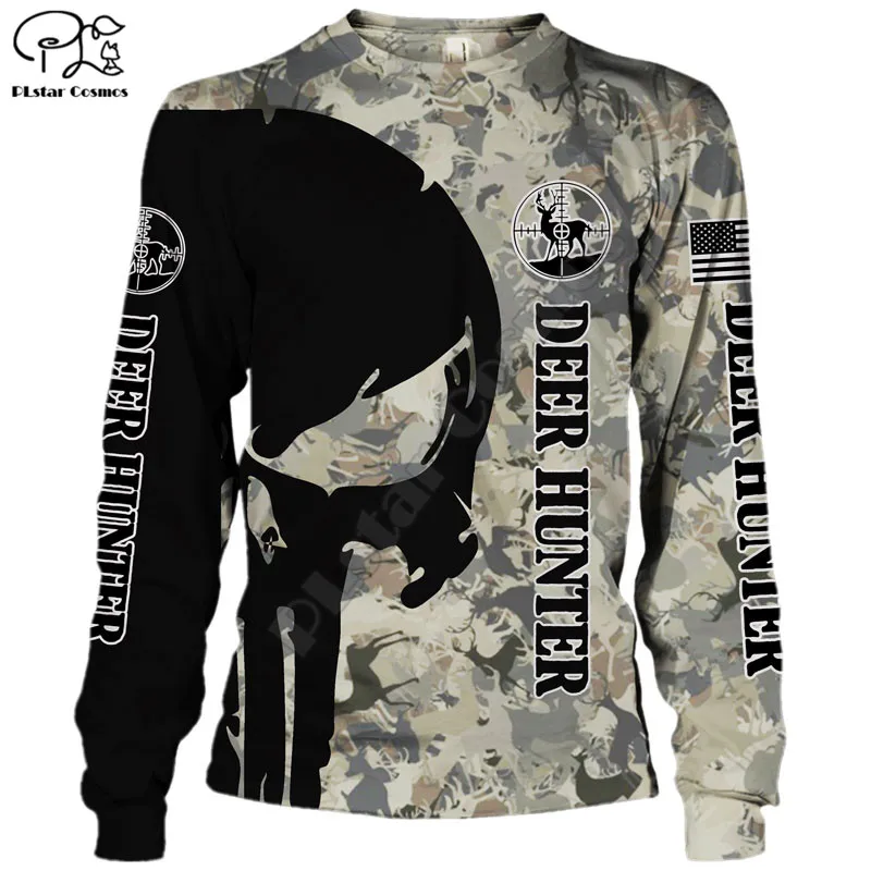 

Shirt Camo Deer USA Hunting 3D printed Love Horse Sweatshirt Hoodie Autumn Streetwear women foe men Casual Tracksuit style-3