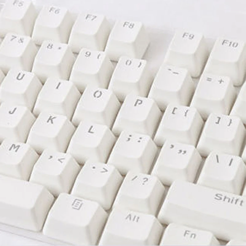 104 PBT двухцветная Прозрачная крышка для клавиатуры компьютера механической Cherry