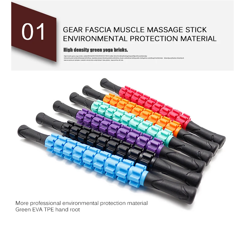 Портативный Массажный ролик для йоги практичный роликовый поддержки спины и