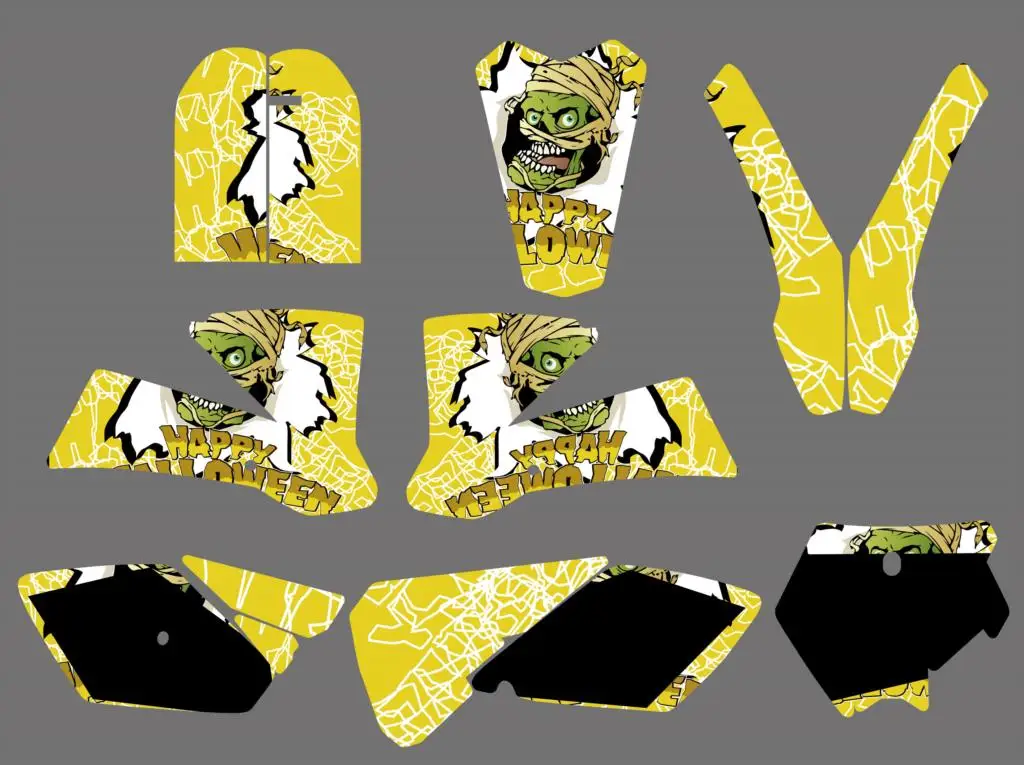 Графические фоны для мотокросса наклейка с полной наклейкой KTM SX85 SX 85 85SX 2003-2012 2011