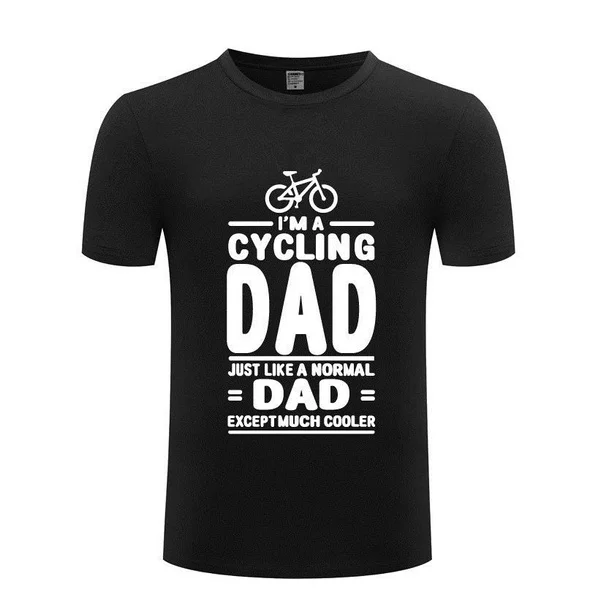 

Creative Men's T-shirt I'M A Cycling Dad - Like Normal Dad Except Much Cooler