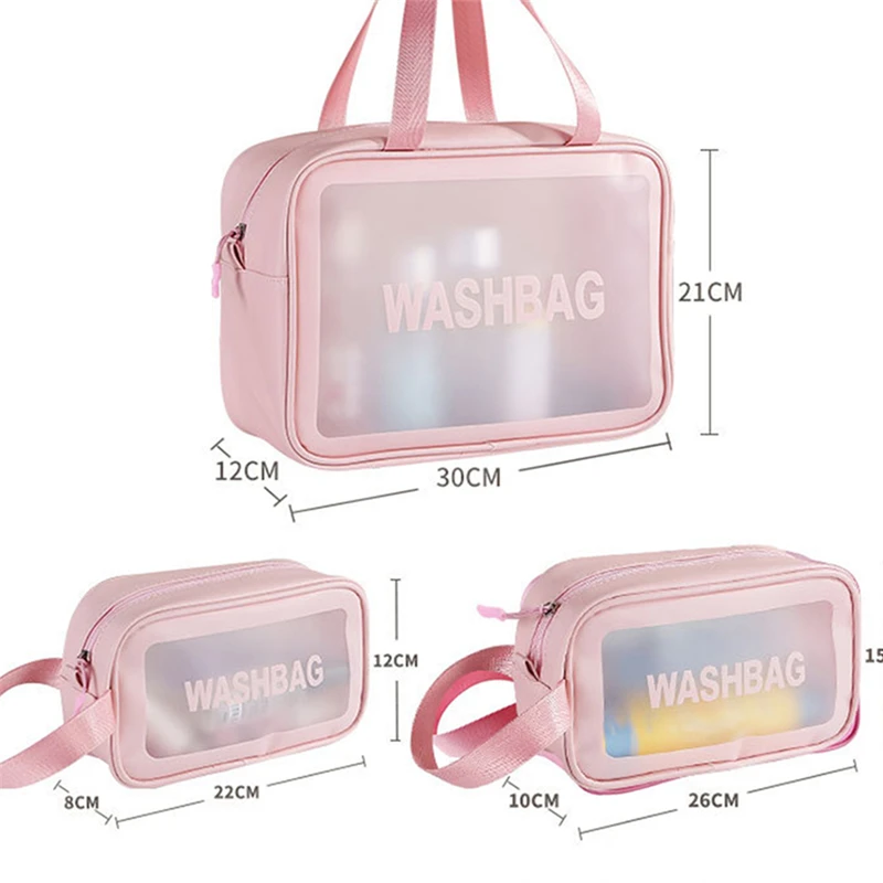 Прозрачные сумочки из ПВХ Дорожная косметичка-органайзер косметичка для