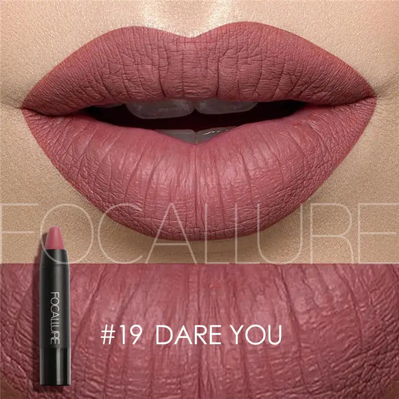 

19 Colors Matte Lipstick Waterproof Matte Lipsticks Soft Texture Lip Stick Long-lasting Sexy Red Nude Lip Beauty Makeup Cosmetic