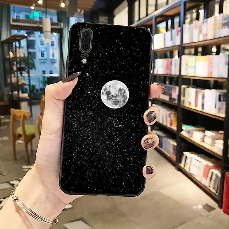 

Aircraft Moon planet Phone Case For Huawei honor Mate P 10 20 30 40 i 9 8 pro x Lite smart 2019 nova 5t funda coque shell cover