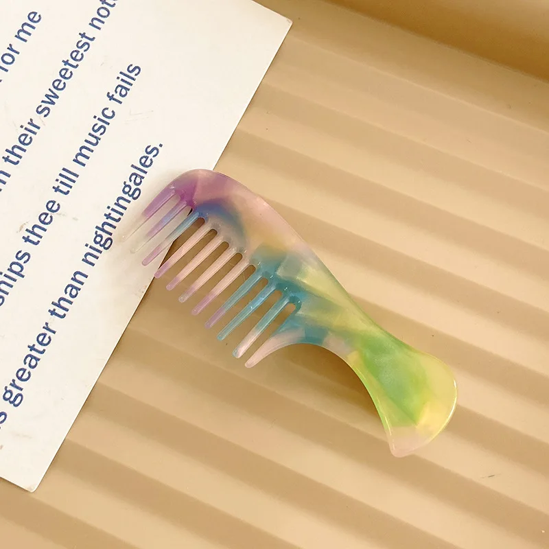 

Multicolor Acetate Comb Hair Clip Hair Girl Headdress Hair Accessories