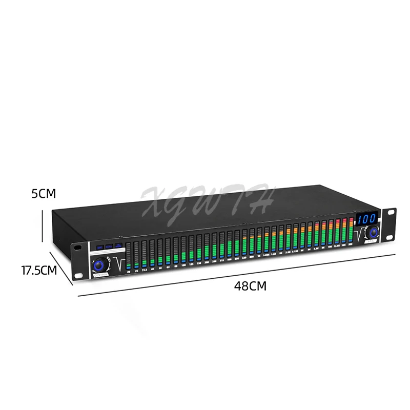 

Dual 31 Bands Equaliser Digital Equalizador De Audio Equalizers Profesional Sound System Stage Performance Karaoke Equipment