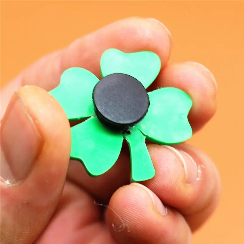 Novel Single Sale Clover Shoe Charms Shoe Flowers Accessories Cute Coconut tree Garden Shoe Decoration for croc jibz Kid's X-mas