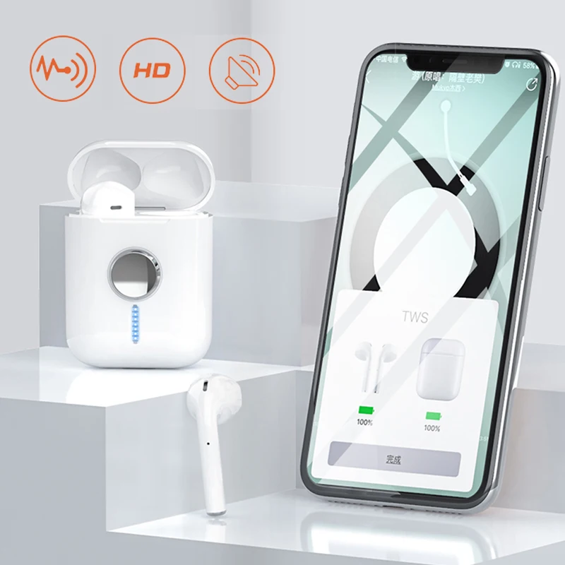 Беспроводные наушники Bluetooth 5 0 TWS Водонепроницаемые Наушники Модные Spinner